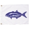 Blue Fish Flag