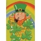 Shamrock Basket House Flag