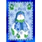 Snowman Mitten House Flag