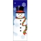 30 x 96 in. Holiday Banner Snowman